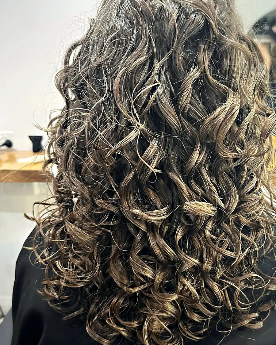 After: Weight, taken out, curl cut by Lou at The Curl Collective, Norwood
