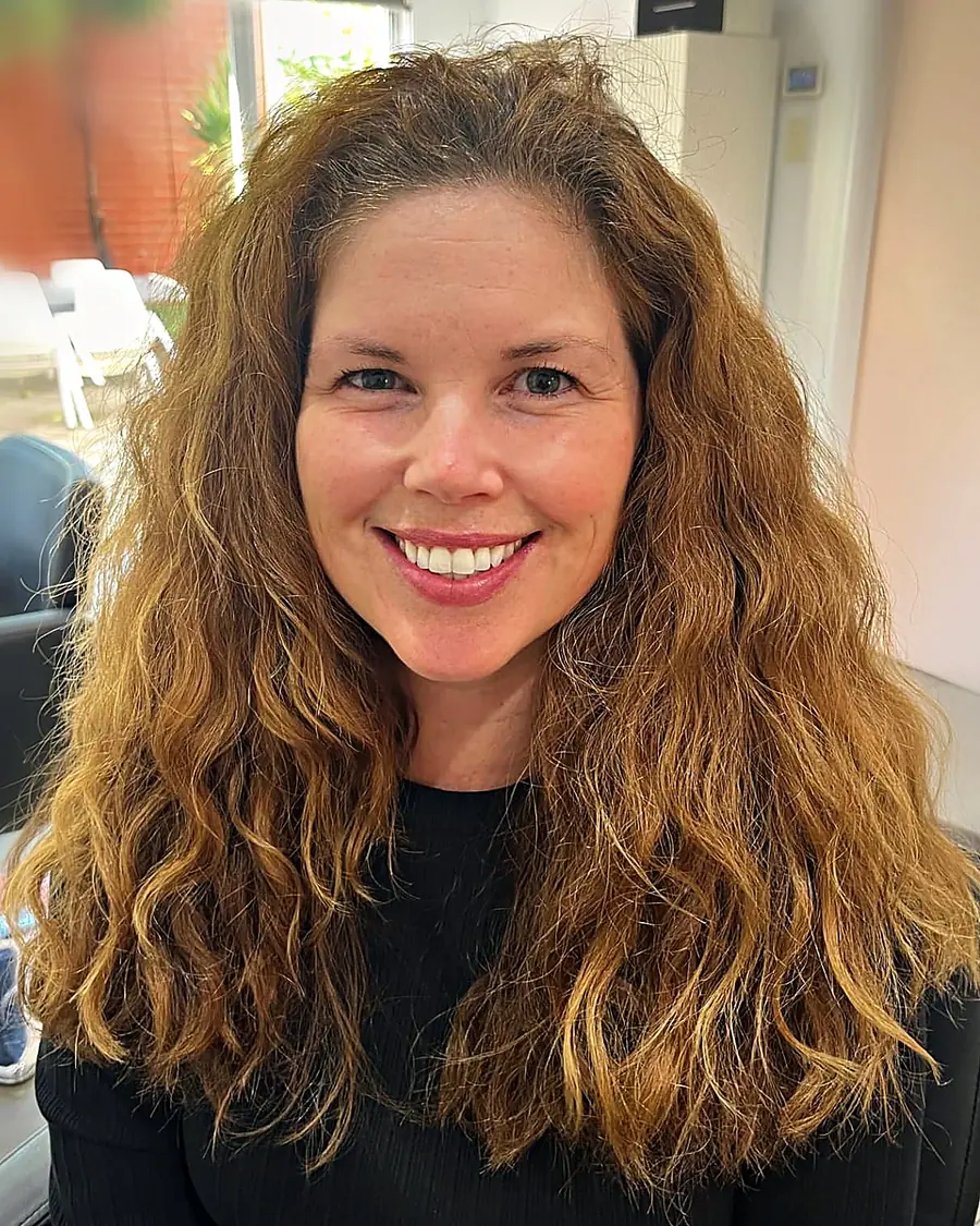 Before: Restyle and reshape, curls at The Curl Collective, Norwood