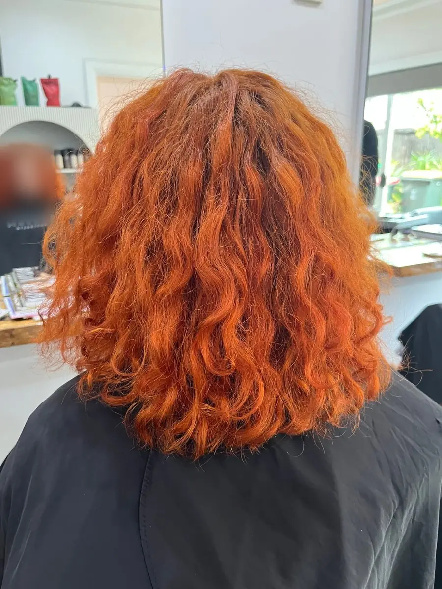 Before: Styled with Curl Hero, curls at The Curl Collective, Norwood
