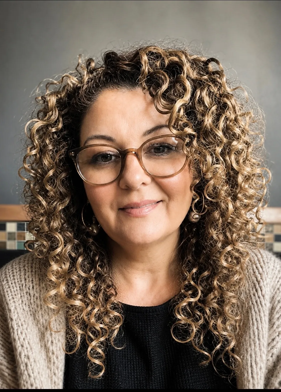 Lou Marshall, founder of The Curl Collective, with her natural curls